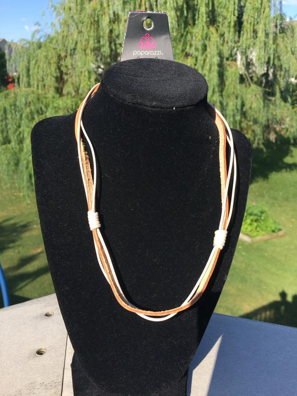 Tan Corded Necklace
